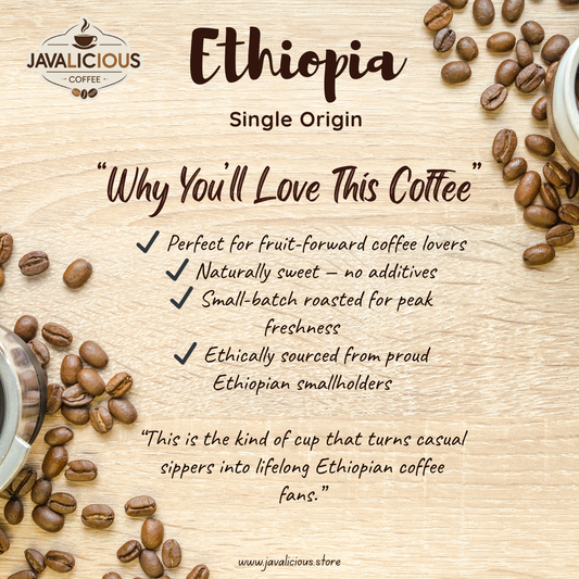 Javalicious Ethiopia Natural Single Origin Coffee Bean, Why You'll Love This Coffee