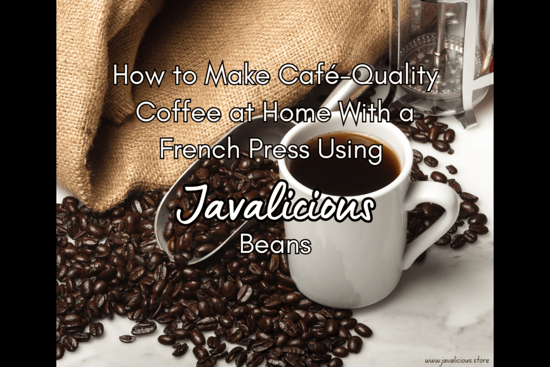 How to Make Café-Quality Coffee at Home With a French Press Using Javalicious Beans