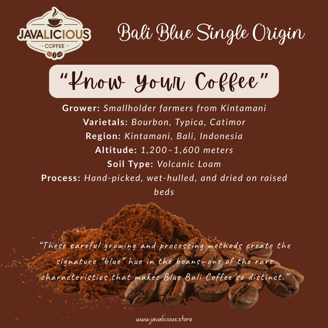 JavaliciousBali Blue Single Origin, Know Your Coffee