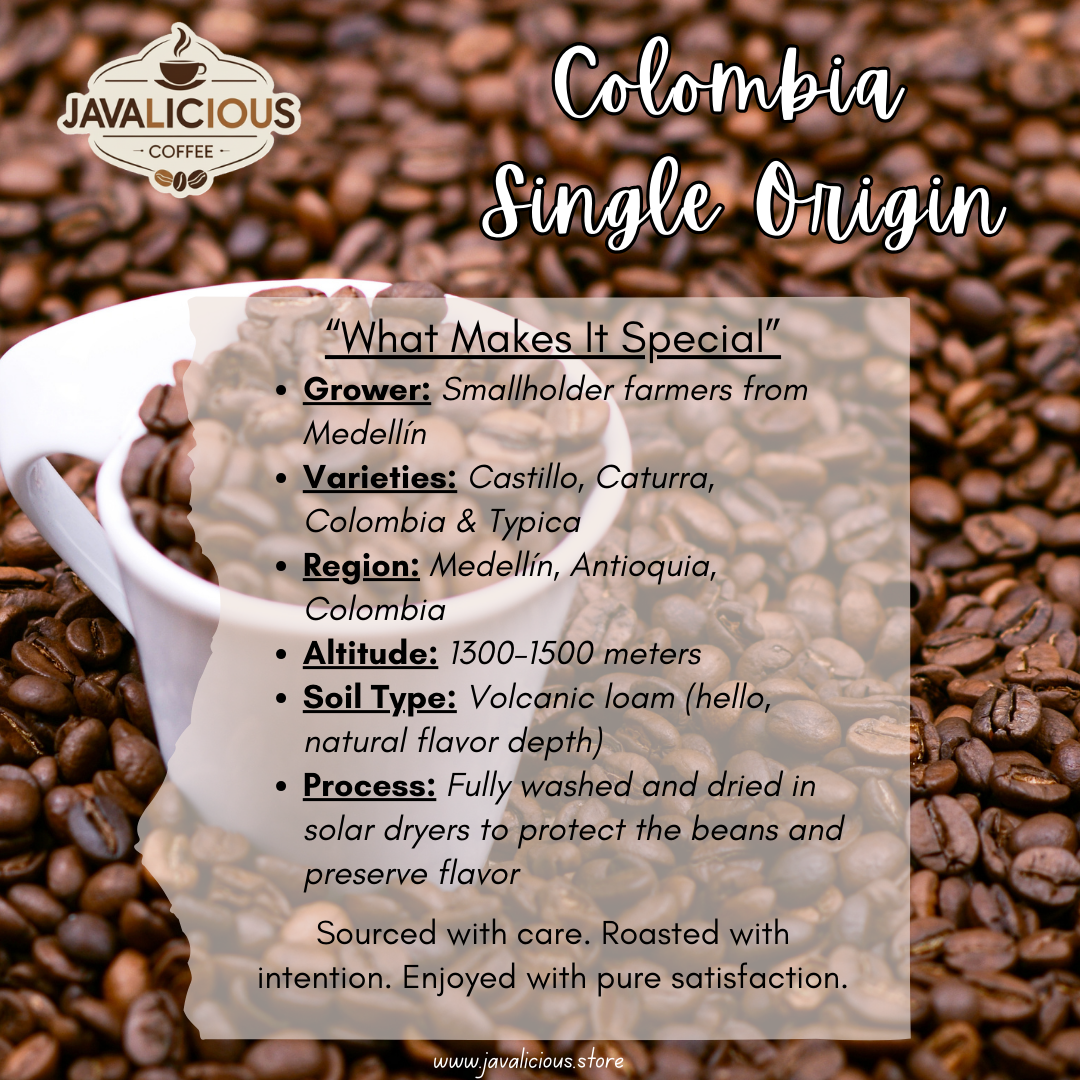 Javalicious Colombia Single Origin Coffee Beans, What Makes It Special