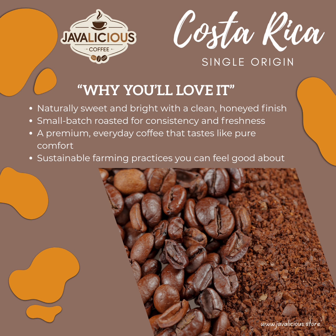 Javalicious Costa Rica SIngle Origin Coffee Beans, Why You'll Love It