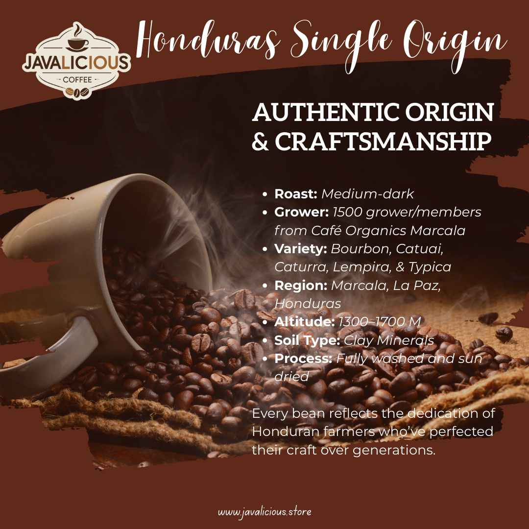 Javalicious Honduras Single Origin, Origin Details