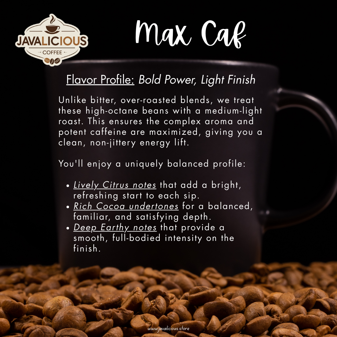 Javalicious MaxCaf Coffee Blend Flavor Profile