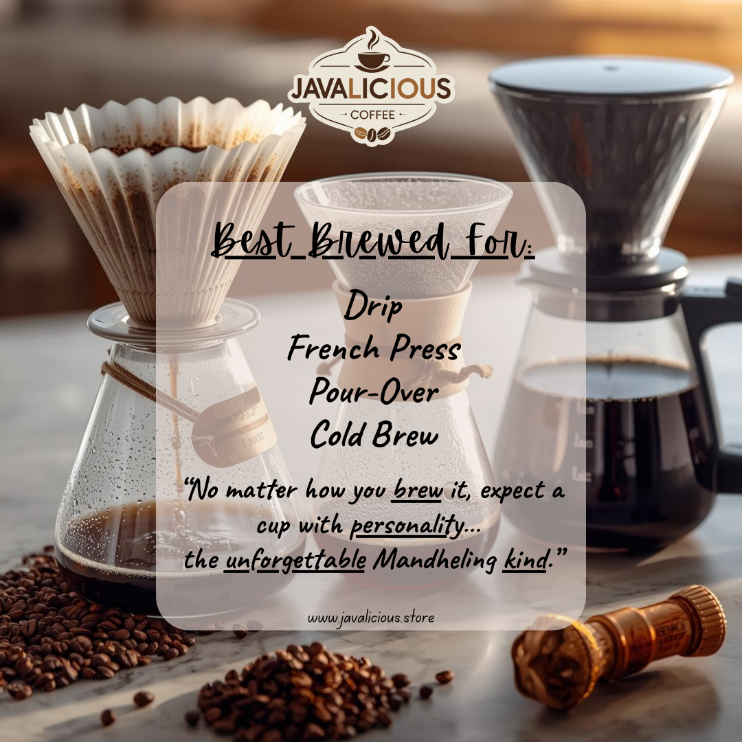 Javalicious Sumatra Single Origin Coffee, Brewing Tip