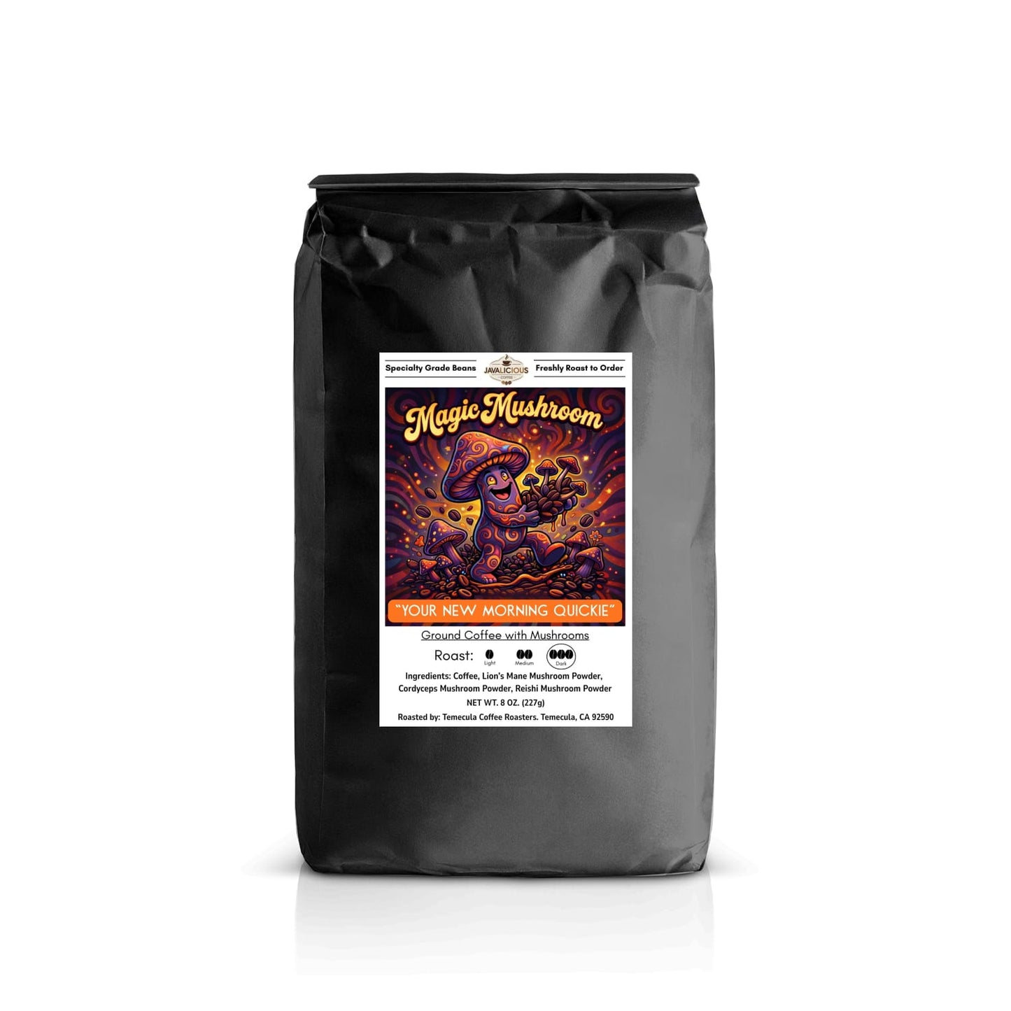 Magic Mushroom Coffee (Dark Roast): Your New Morning Quickie